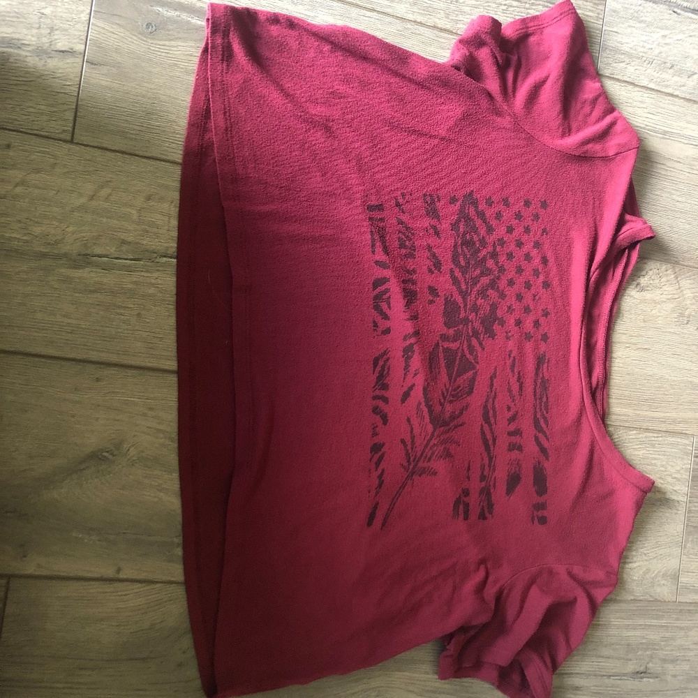 American eagle red top